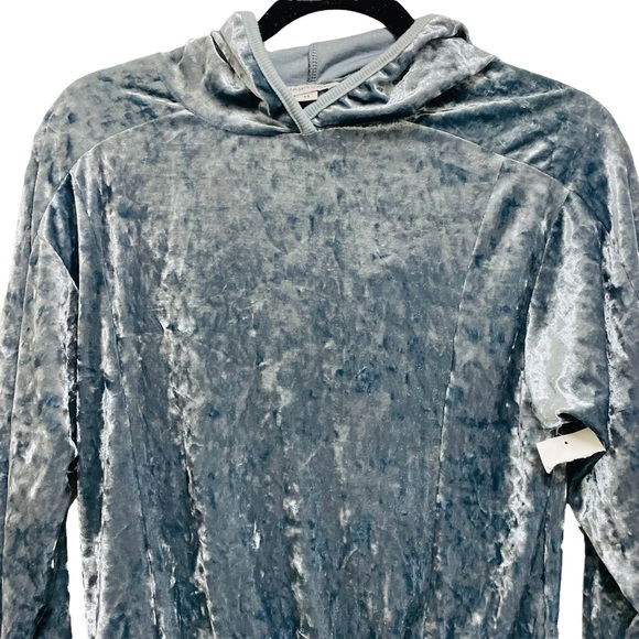 NEW HABITUAL GIRL Crushed Velvet Hoodie Size 14 Sweatshirt - Picture 5 of 7